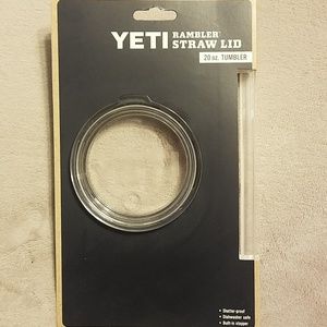 YETI Rambler straw lid and straw.